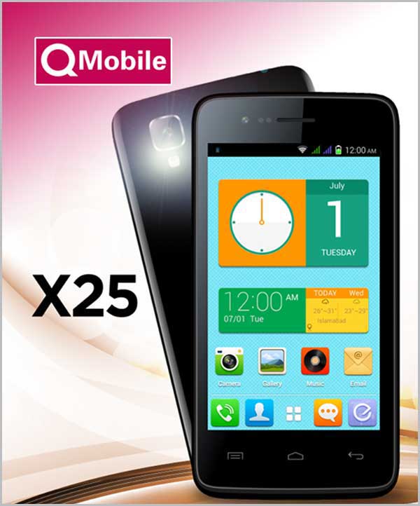 Get the latest KitKat installed QMobile X25 in just Rs. 7,999
